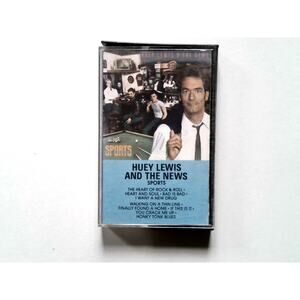 Huey Lewis And The News Sports Cassette 1983 Chrysalis CASE DAMAGED